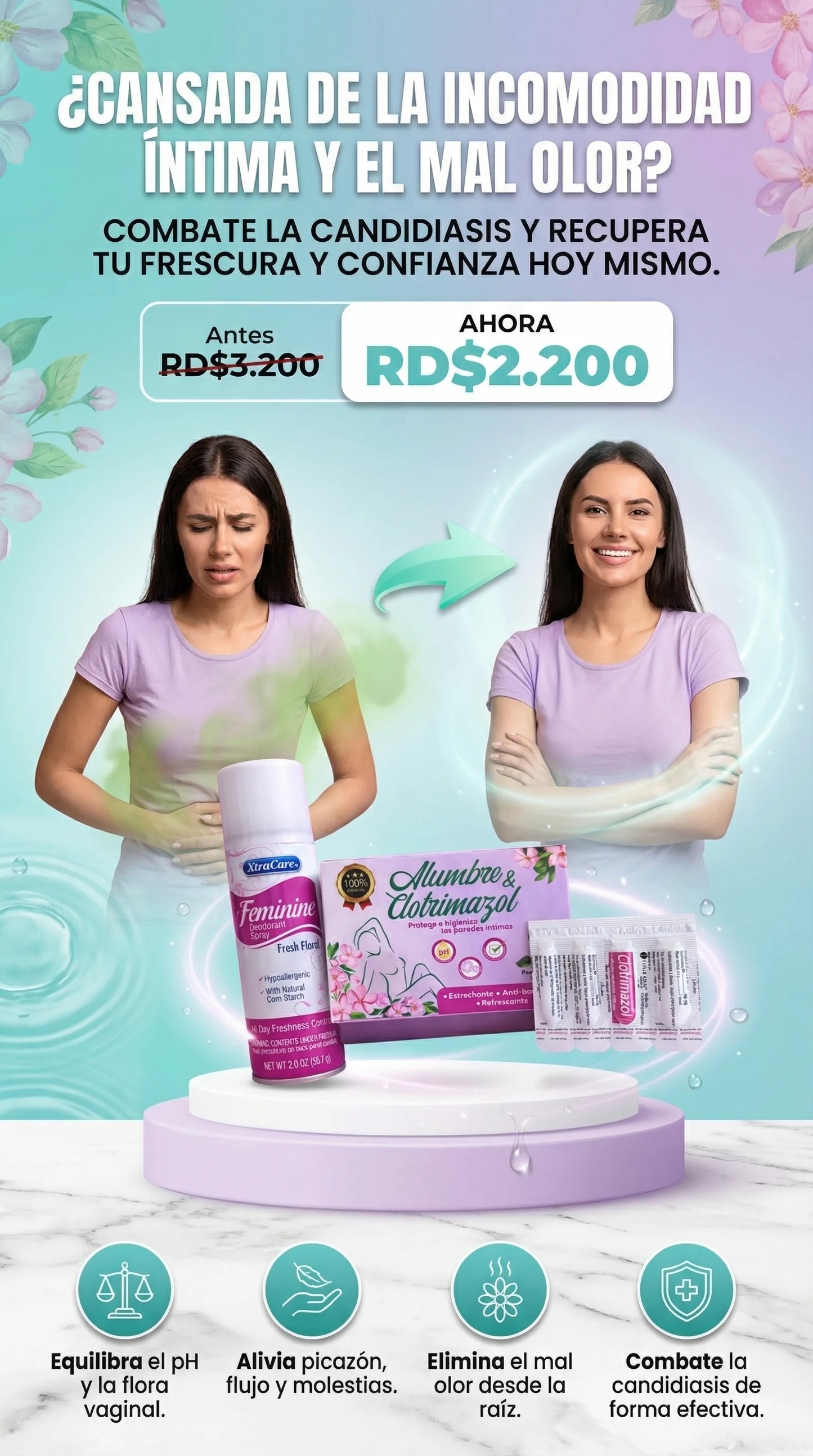ByeOlores: El Combo Íntimo que Ayuda a Combatir la Candidiasis y Eliminar el Mal Olor